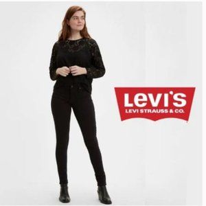 Levis - 711 Skinny Filiforme - Black Size 30